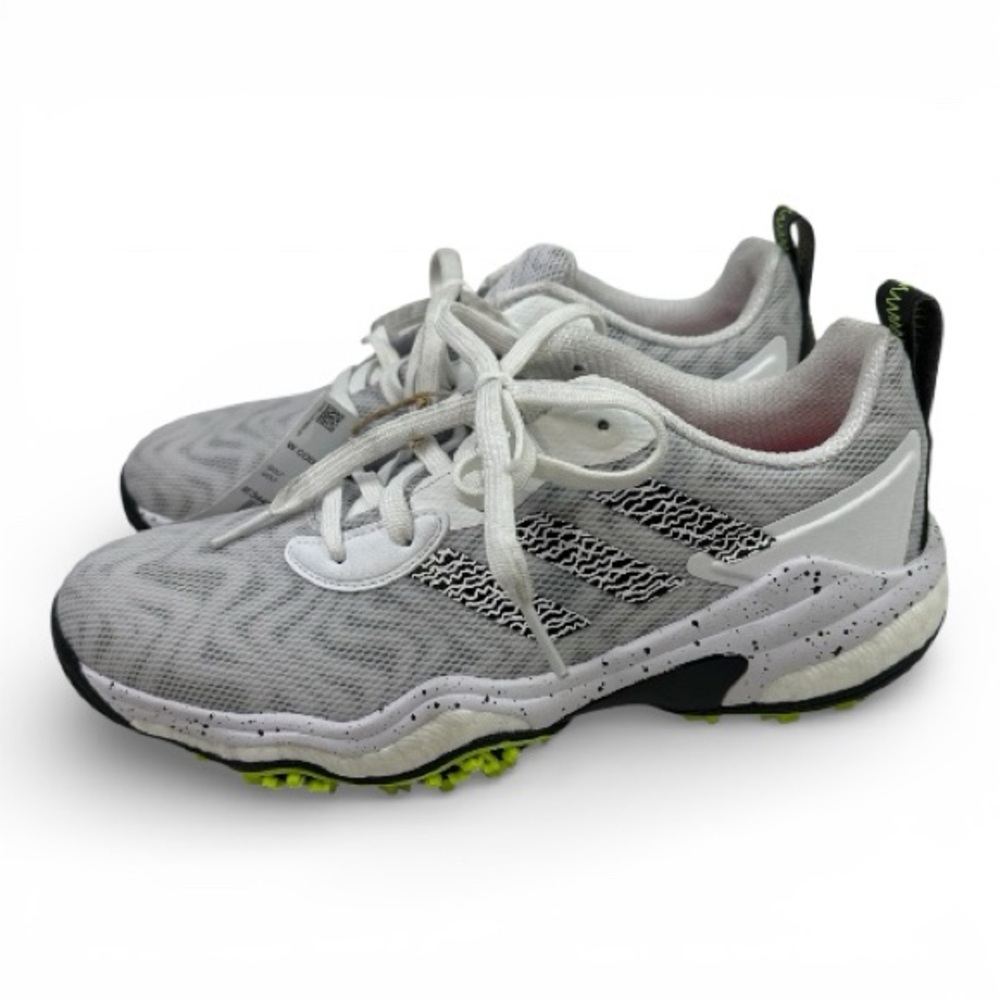 Adidas Women’s 8.5 White Black Spikeless Golf Shoes Lightweight Sneakers